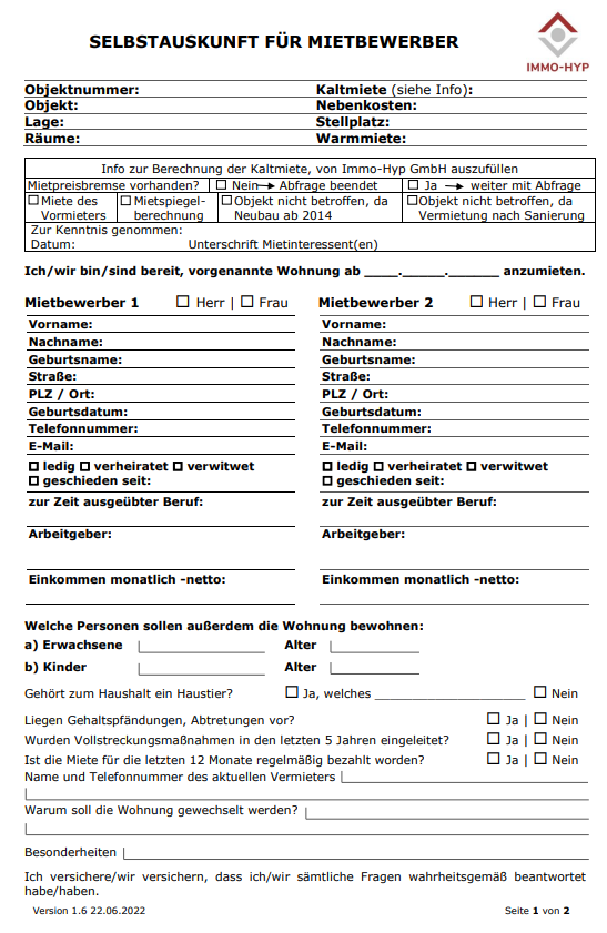 Mieterselbstauskunft Pdf Vorlage 768x1024 Mieterselbstauskunft Pdf Vorlage 768x1024