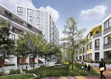 Moder­ne, licht­durch­flu­te­te 2‑Zi.-Wohnung mit EBK, 80686 München, Etagenwohnung