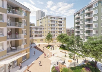 Gemütliche, großzügige 1‑Zimmer-Wohnung in moderner Wohnanlage, 80686 München, Etagenwohnung